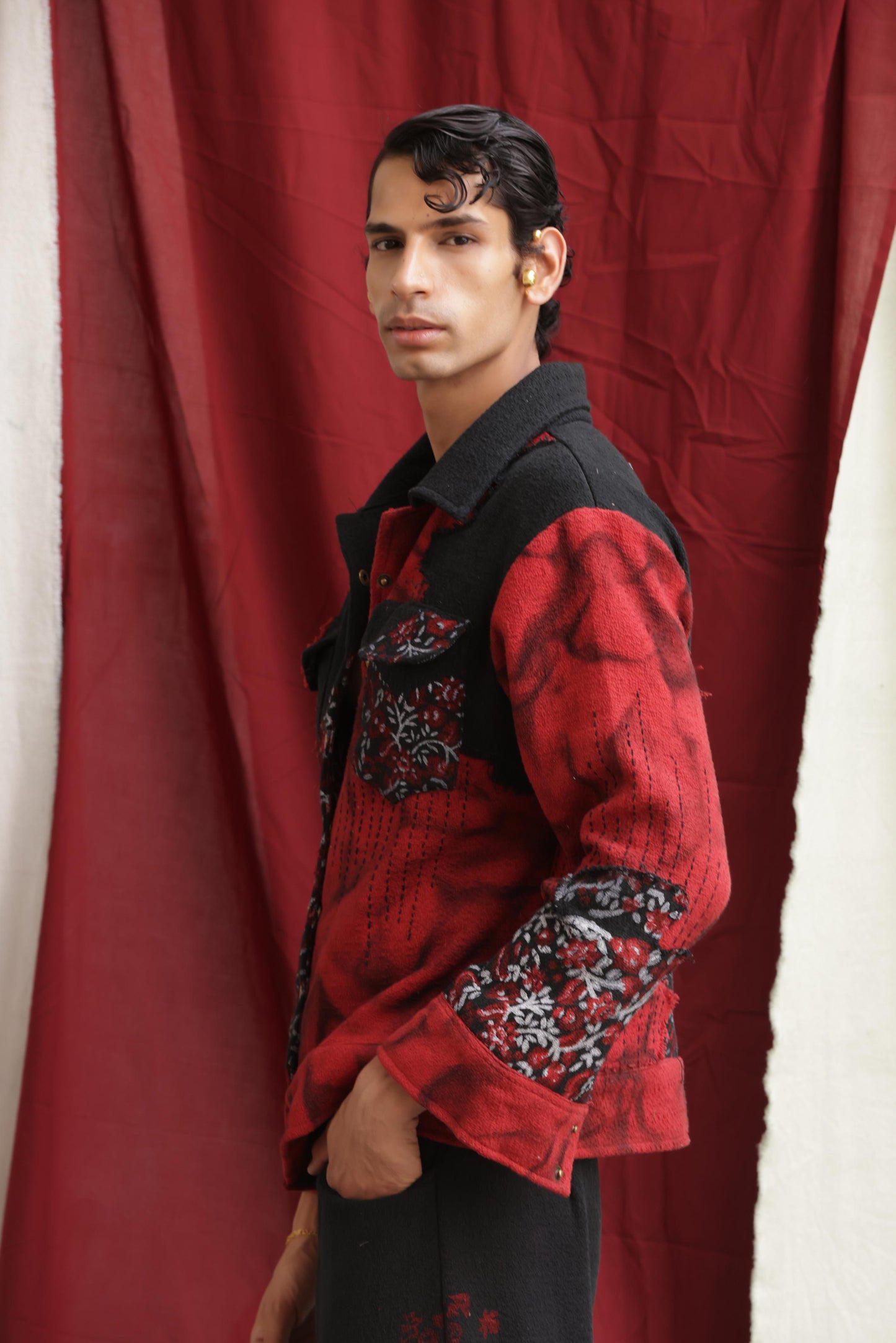 LEELA BLOCKPRINTED - JACKET