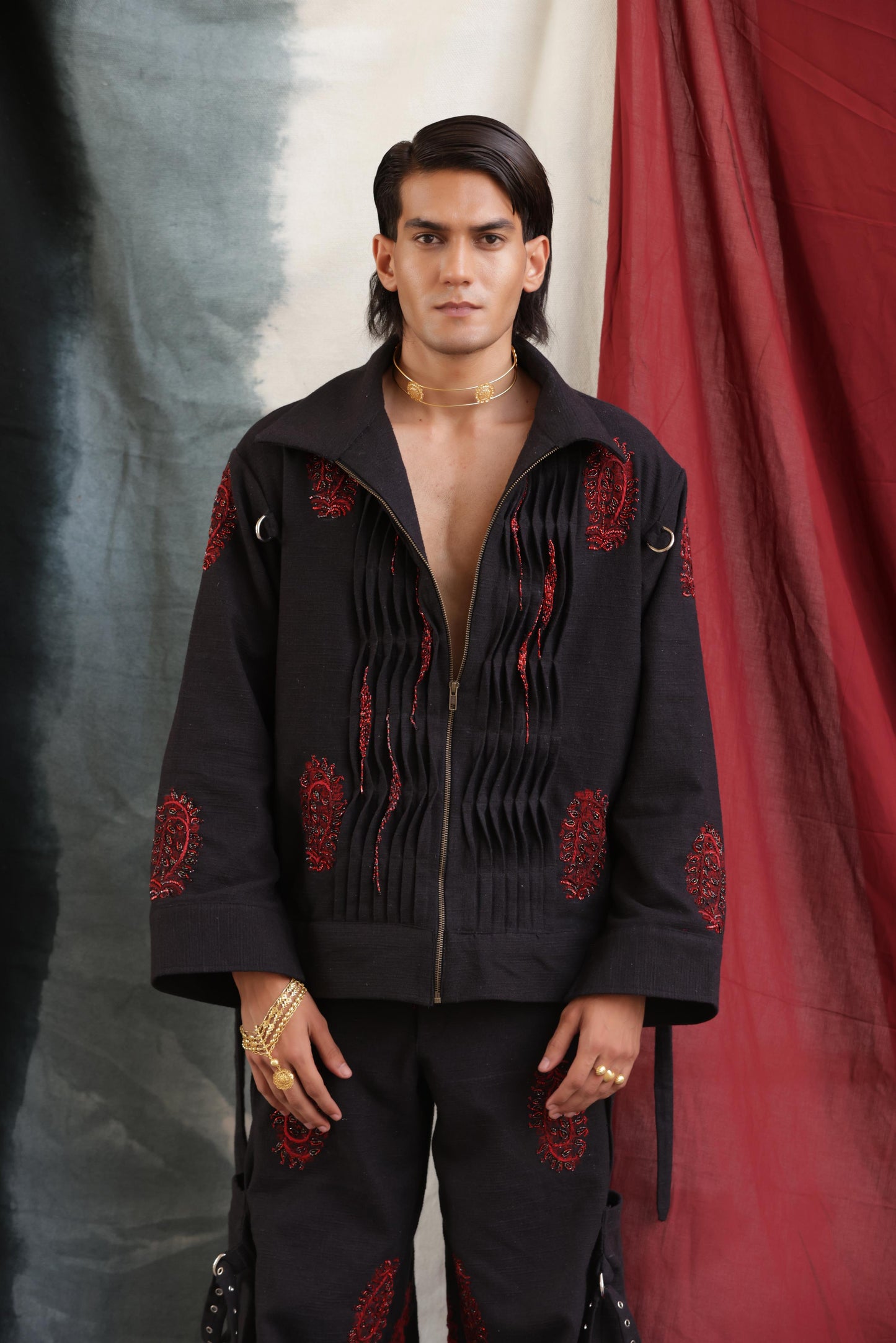 KALIDAS HAND EMBROIDERED - JACKET