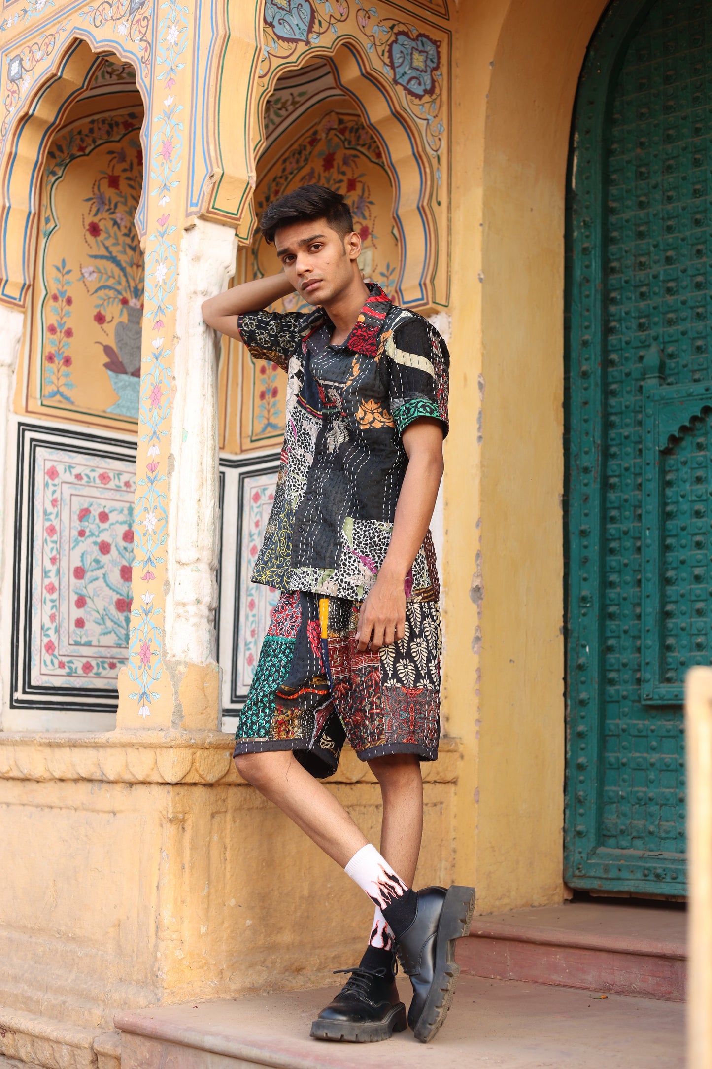 LALCHANDNI VINTAGE KANTHA - SHIRT