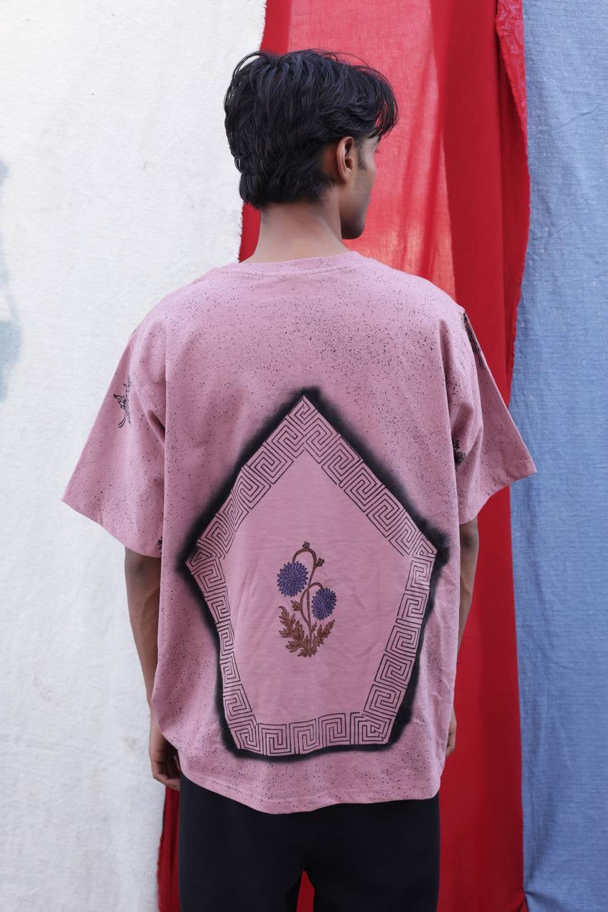 WARM ILLUSION BLOCK PRINTED - Tshirt
