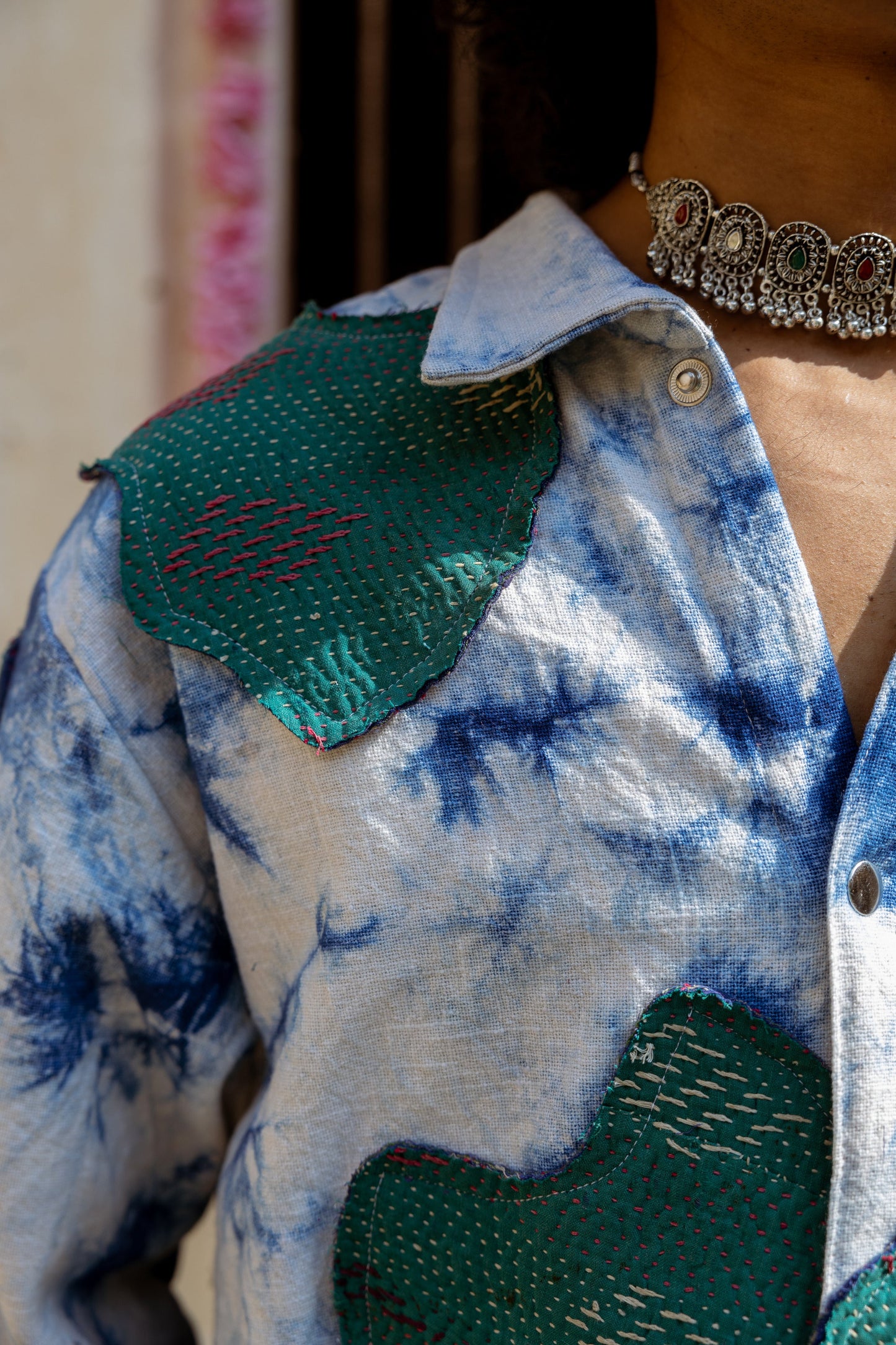 TIE-DYE HANDMADE PATCHWORK - JACKET
