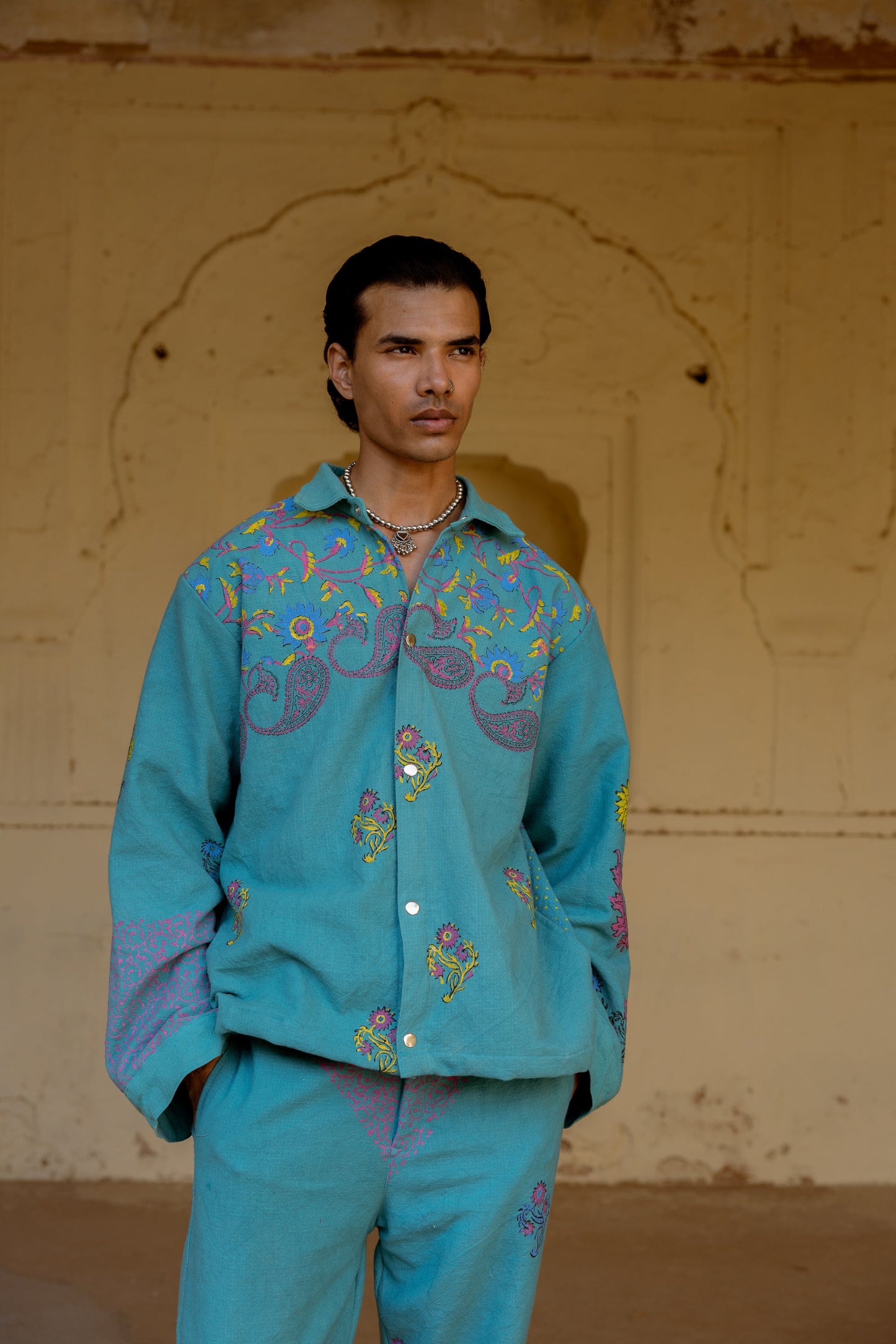 LOST IN DREAMS BLOCKPRINTED - JACKET
