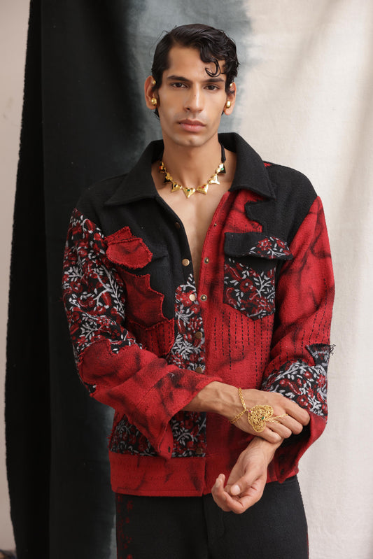 LEELA BLOCKPRINTED - JACKET