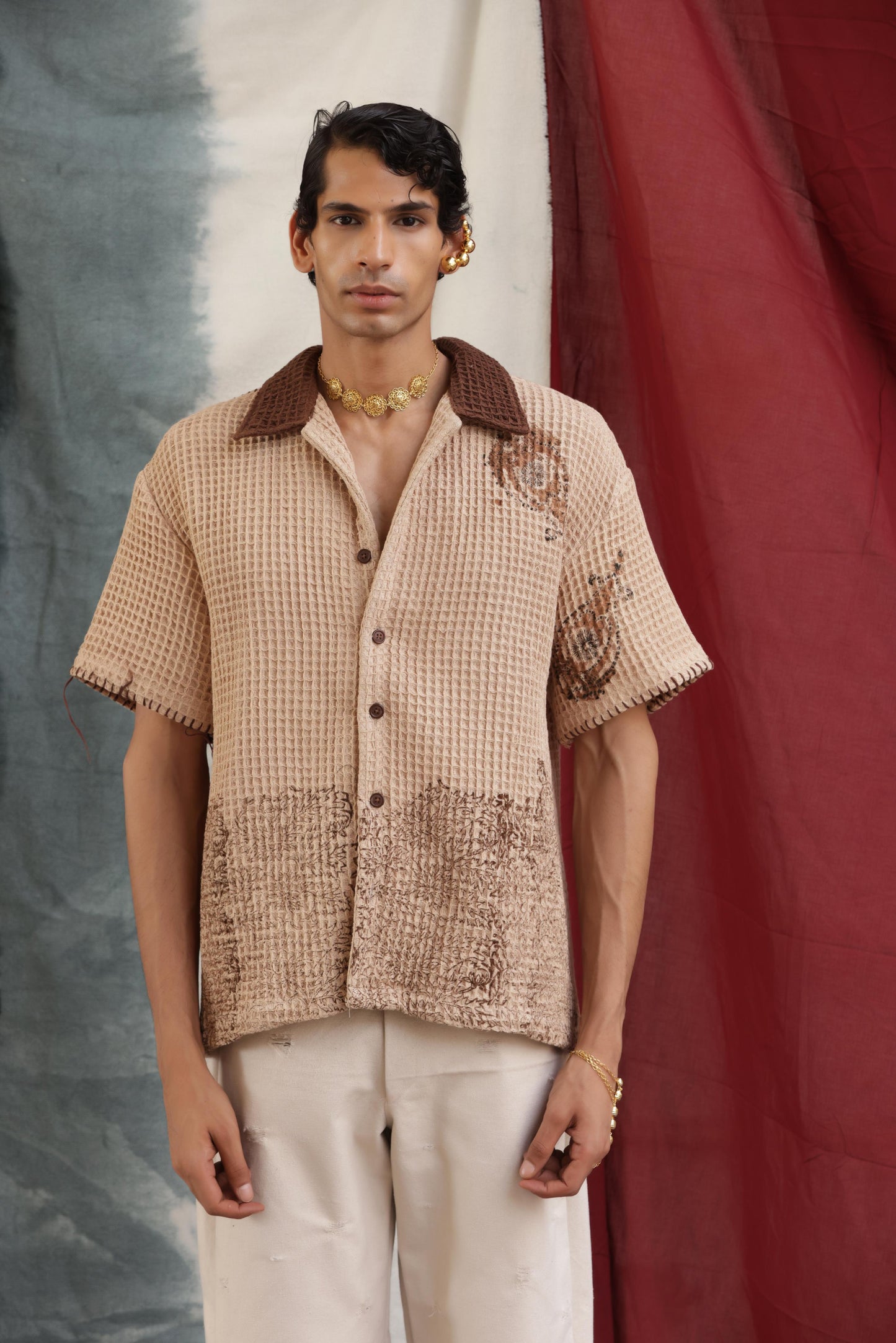 DHUNDH BLOCK PRINTED - SHIRT