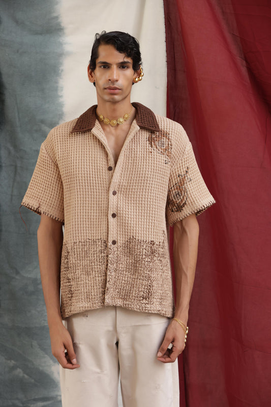 DHUNDH BLOCK PRINTED - SHIRT