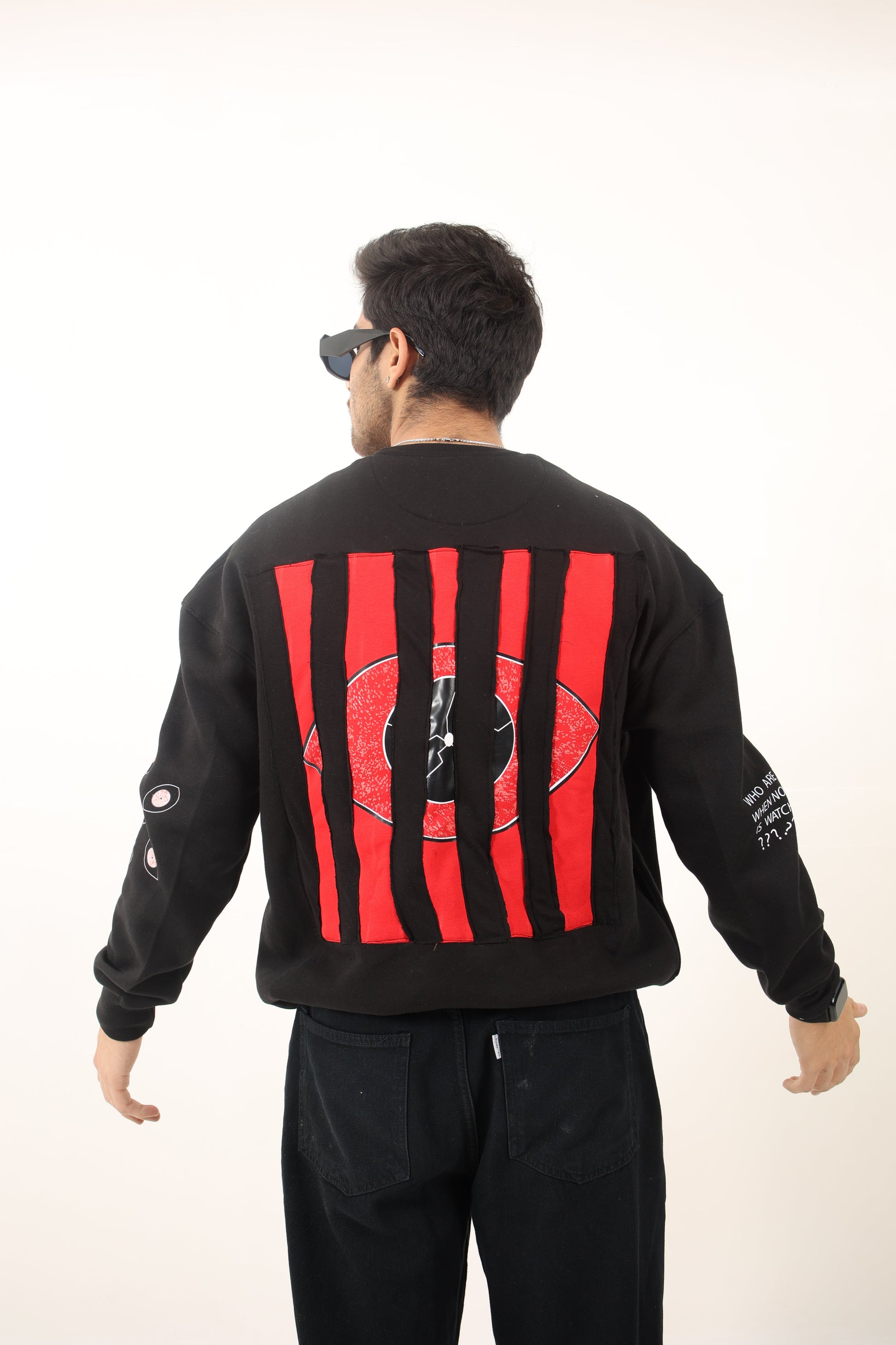 heavyweight oversized custom black hoodie