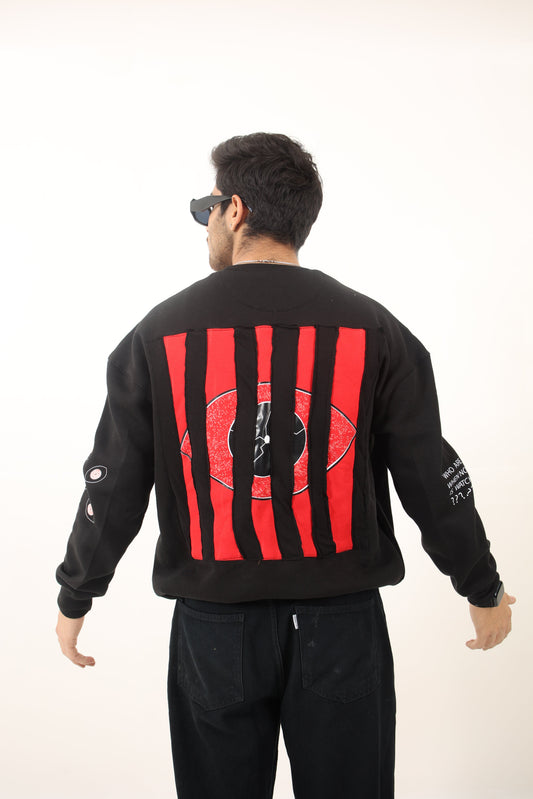 heavyweight oversized custom black hoodie