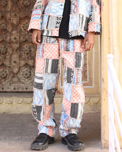 UPCYCLED PATCHWORK HANDWOVEN - JACKET