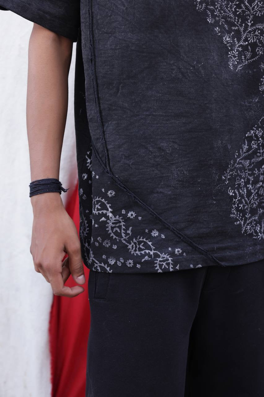 NAQSH BLOCKPRINTED - Tshirt