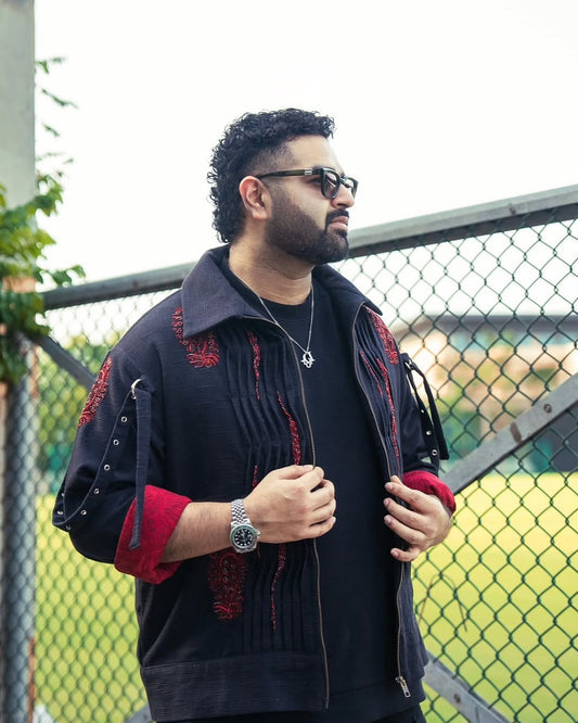 SIDDARTH MAHADEVAN IN KALIDAS HAND EMBROIDERED - JACKET