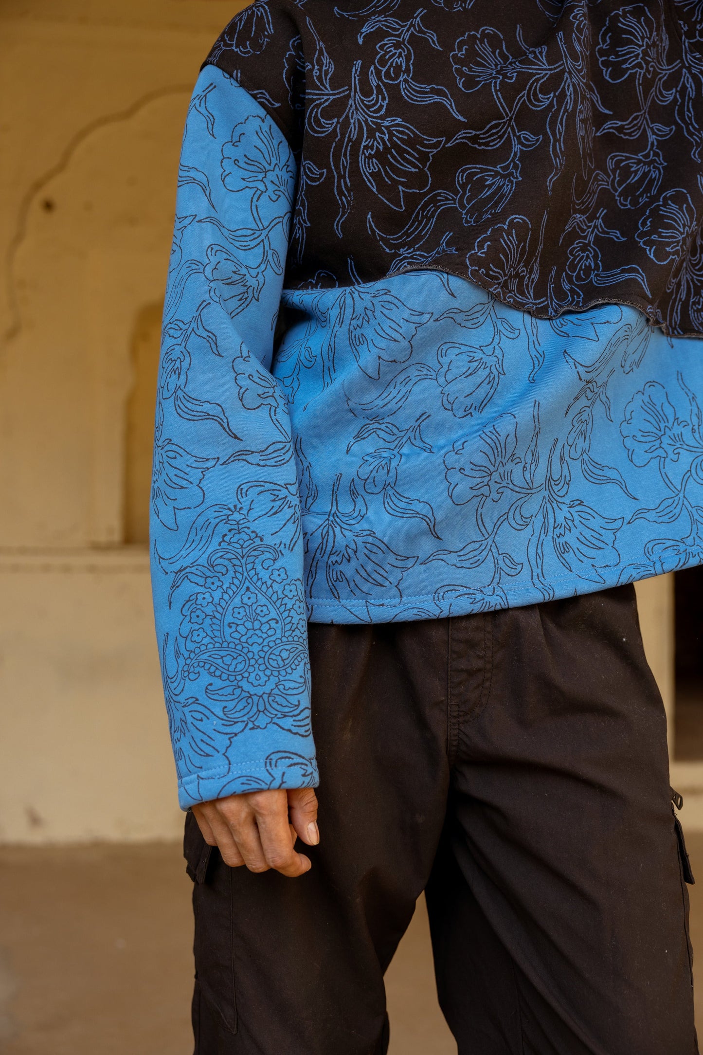 MIXED EMOTIONS BLOCK PRINTED - HOODIE