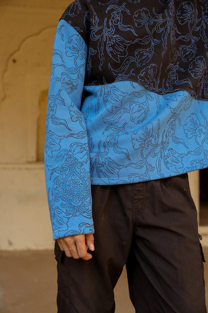MIXED EMOTIONS BLOCK PRINTED - HOODIE
