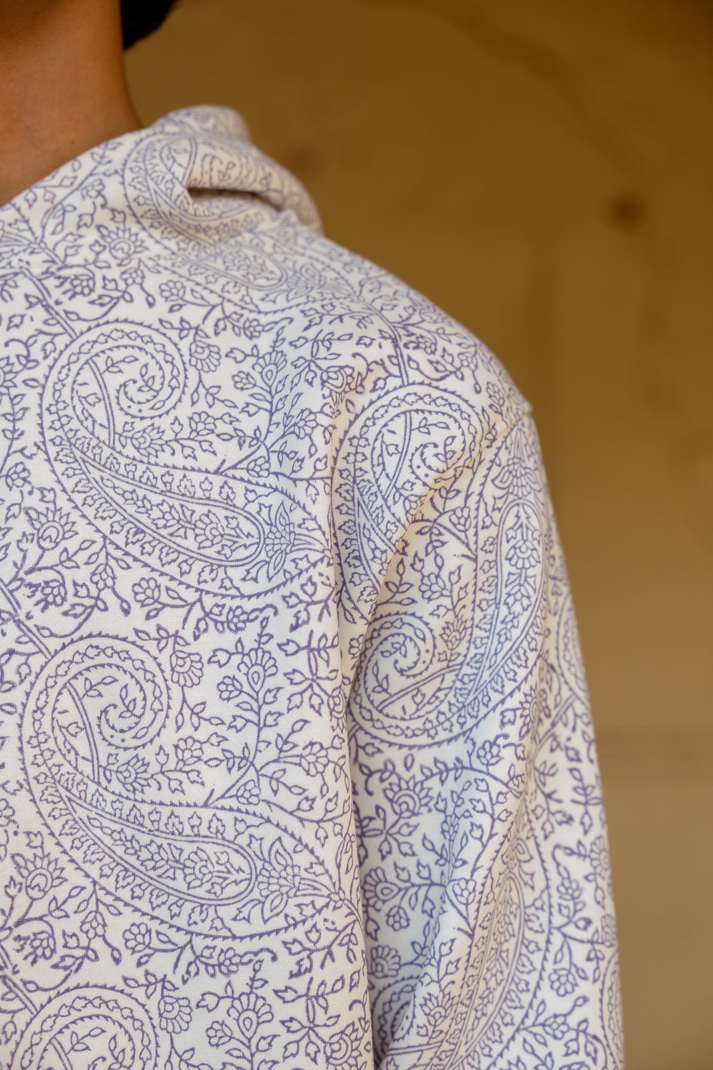 HERITAGE PURPLES BLOCK PRINTED - HOODIE