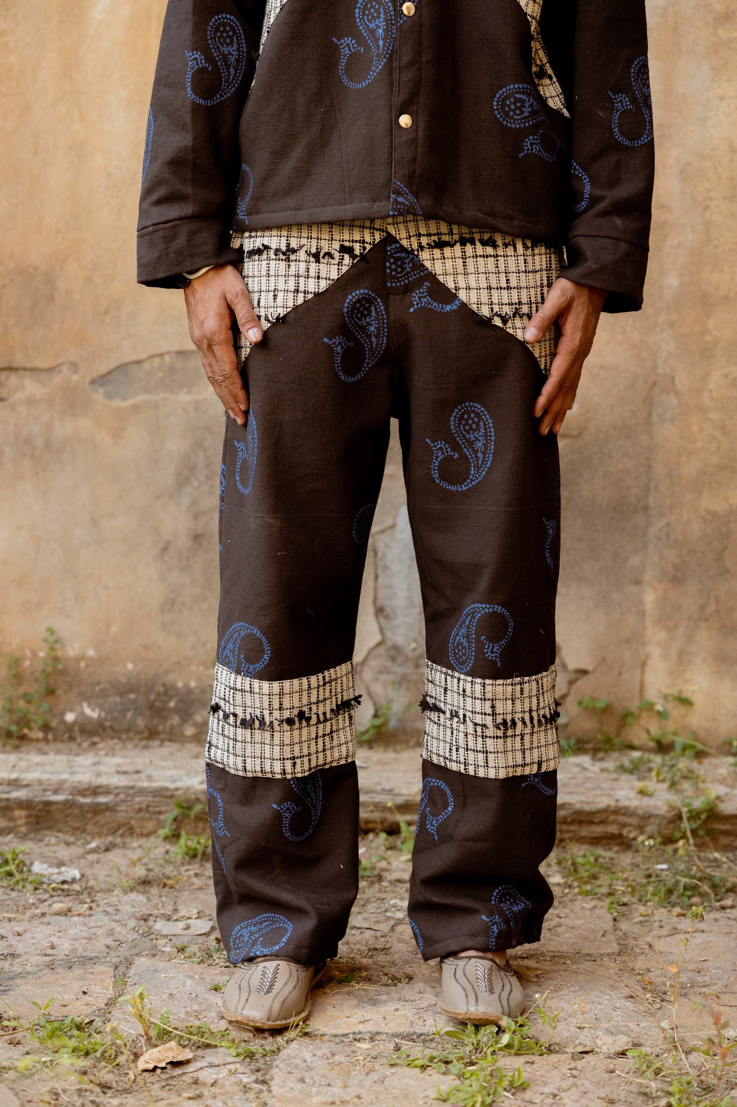 DENIM FUSION HANDWOVEN - PANTS