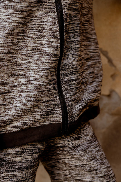 STARK CONTRAST HANDWOVEN - JACKET